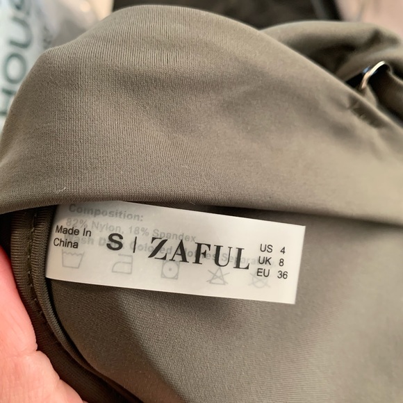 Army green brand new never worn bikini top - Picture 4 of 5